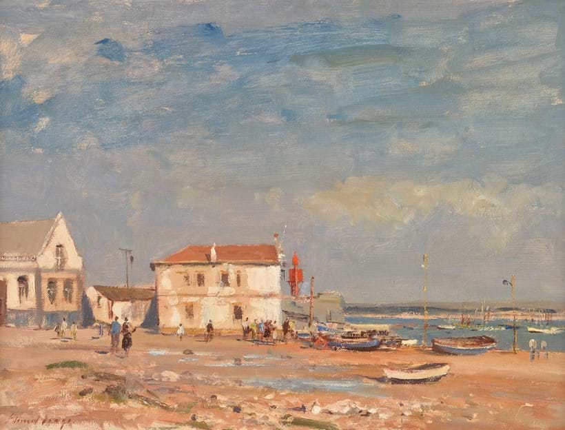 Inline Image - Lot 141: Edward Seago (British 1910-1974), Pineche, Portugal 
oil on canvas, signed lower left, 46 x 61cm (18 x 24 in.)
Provenance: P. & D. Colnaghi & Co. Ltd., London | Sold for £18,600