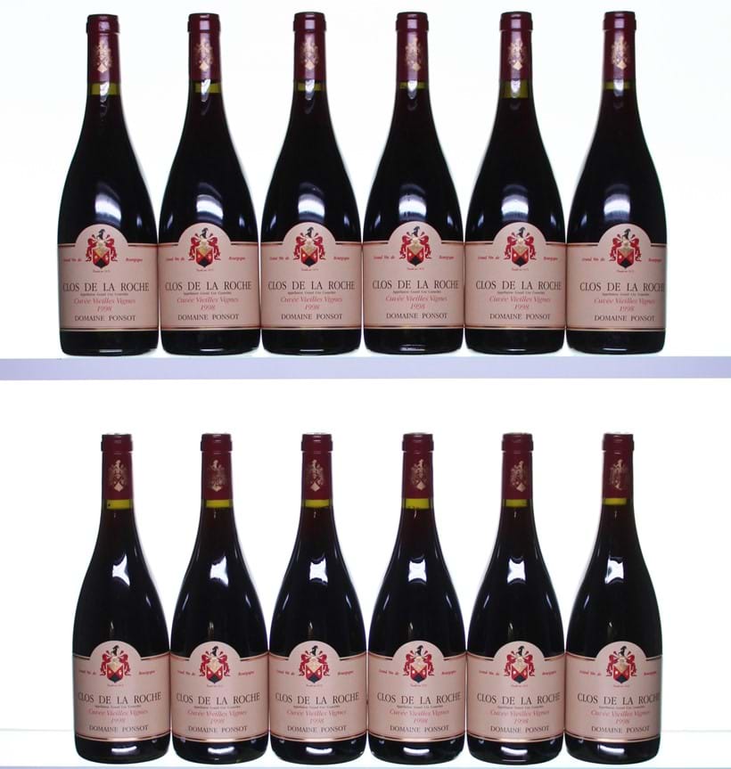 Inline Image - Lot 100: 1998 Clos de la Roche, Grand Crus Vieilles Vignes, Domaine Ponsot, Est. £1,700-2,100 | Sold for £2,530