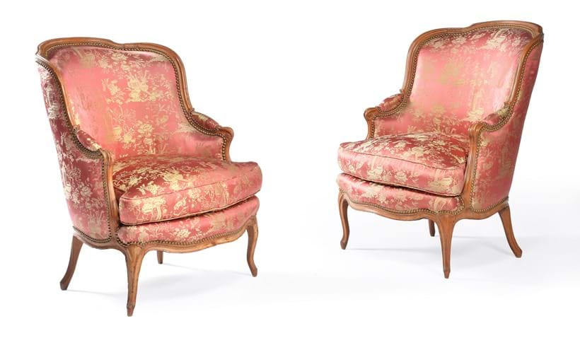 Inline Image - LOT 76: A PAIR OF LOUIS XV CARVED BEECH ARMCHAIRS, CIRCA 1760.
PROVENANCE: PROPERTY FROM A PRIVATE COLLECTION | EST. £800-1,200 (+FEES)