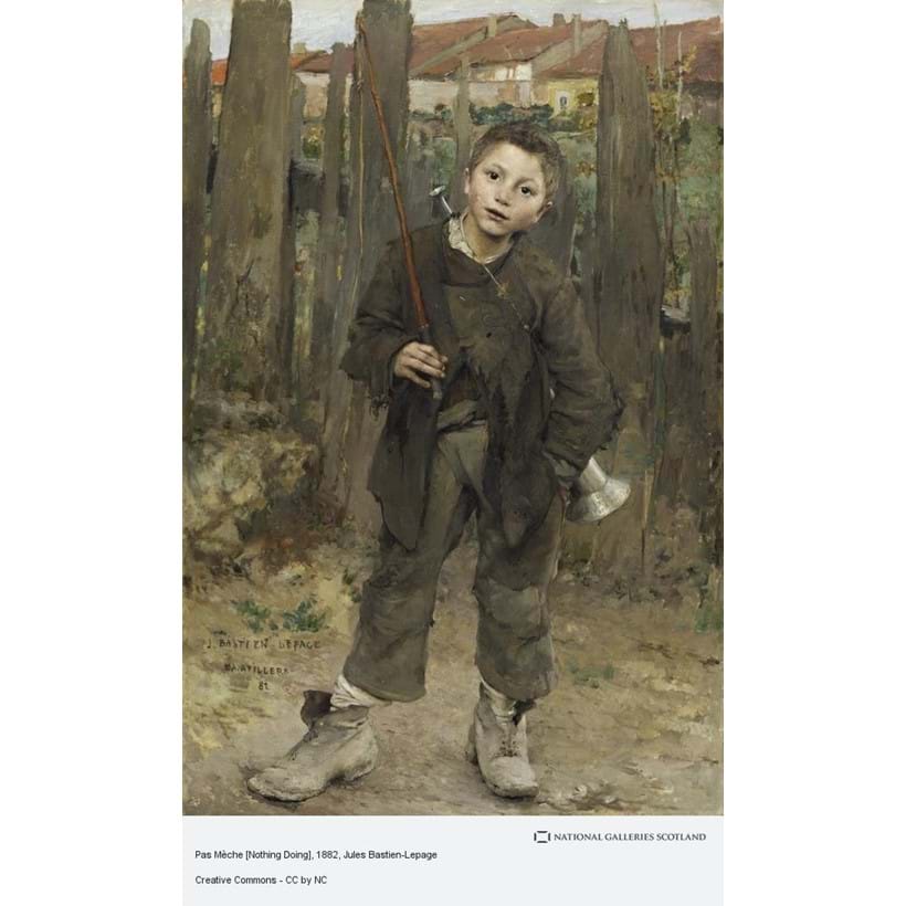 Inline Image - Jules Bastien-Lepage, Nothing Doing, Courtesy of National Galleries Scotland