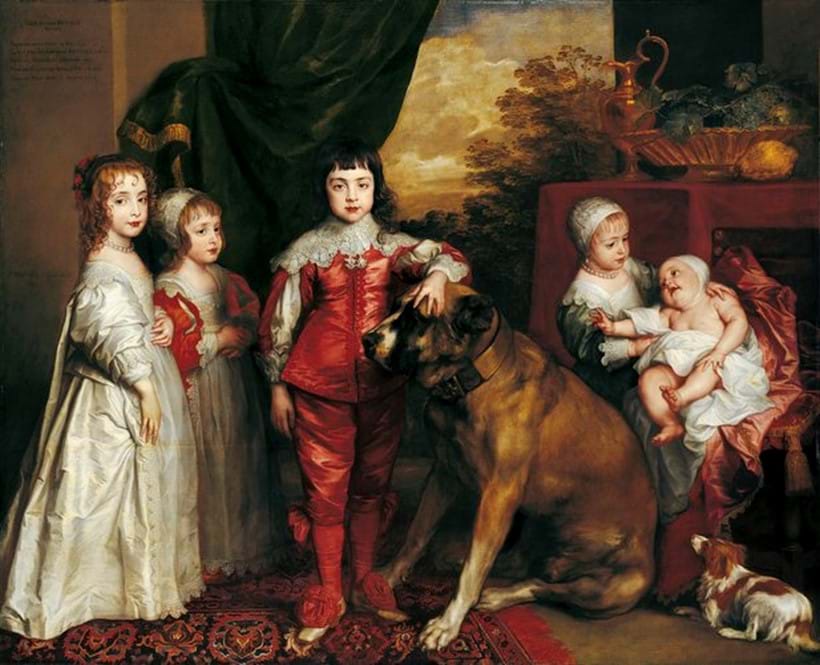 Inline Image - Anthony van Dyck (1599-1641) The Five Eldest Children of Charles I Signed and dated 1637. Courtesy of The Royal Collection
