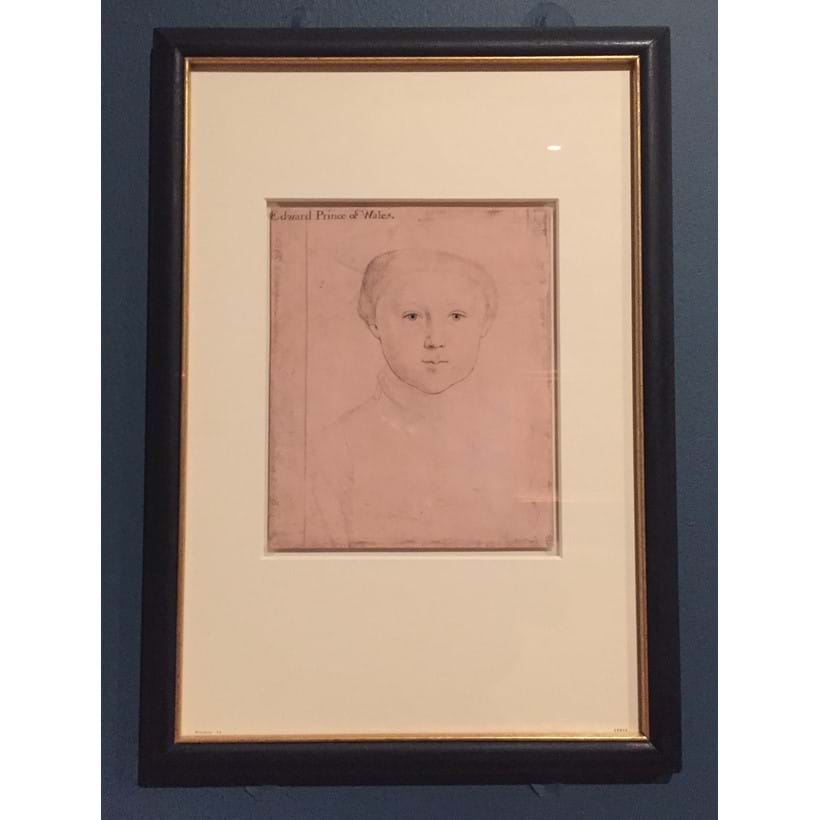 Inline Image - Edward, Prince of Wales (1537-1553) by Hans Holbein the Younger, Courtesy of Compton Verney Art Gallery, Painting Childhood: from Holbein to Freud. The Royal Collection.