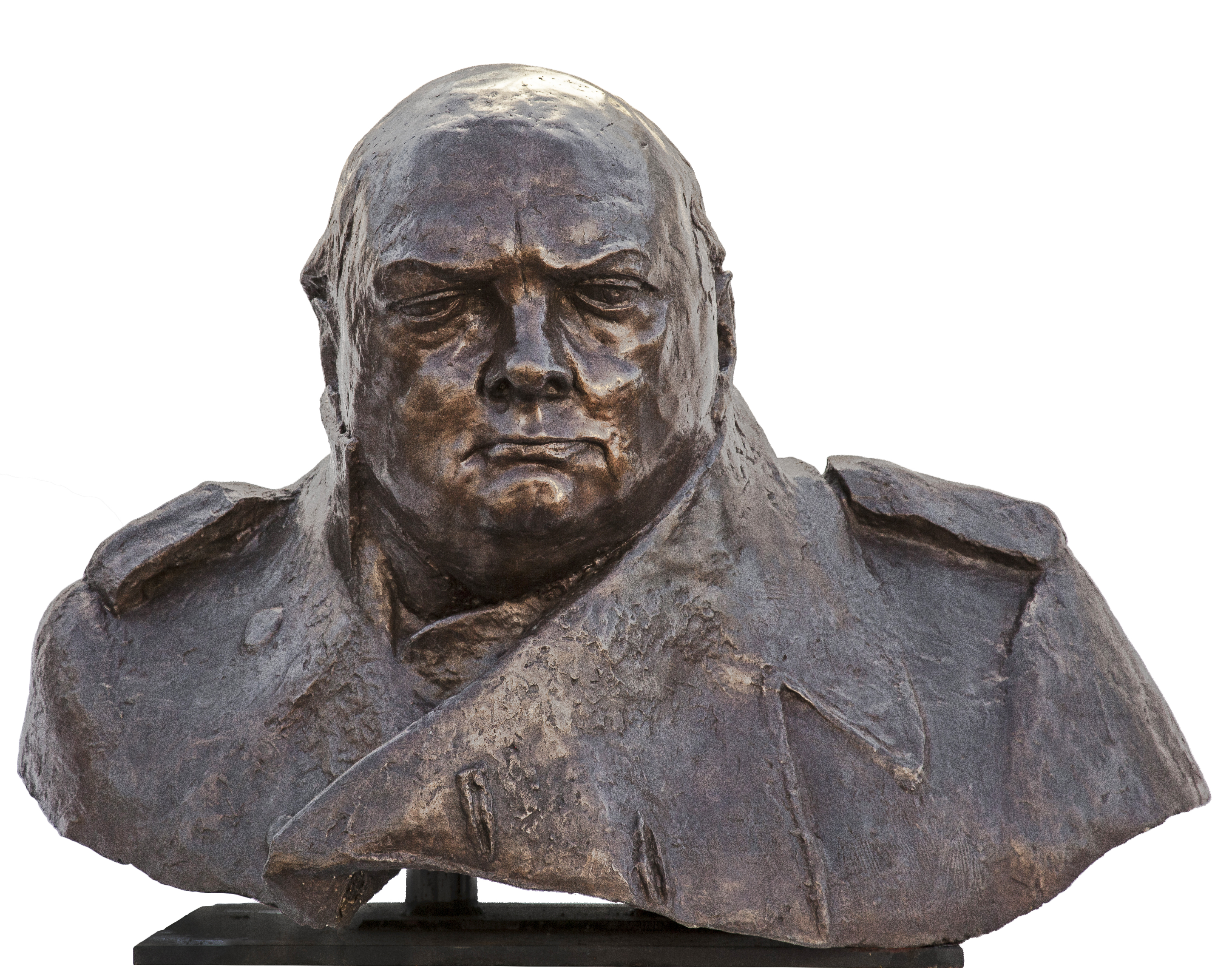 Ivor Roberts-Jones, Winston Churchill, Monumental Bronze Bust, edition 6 of 6, 95cm high by 127cm wide by 92cm deep, £200k - £250k.jpg