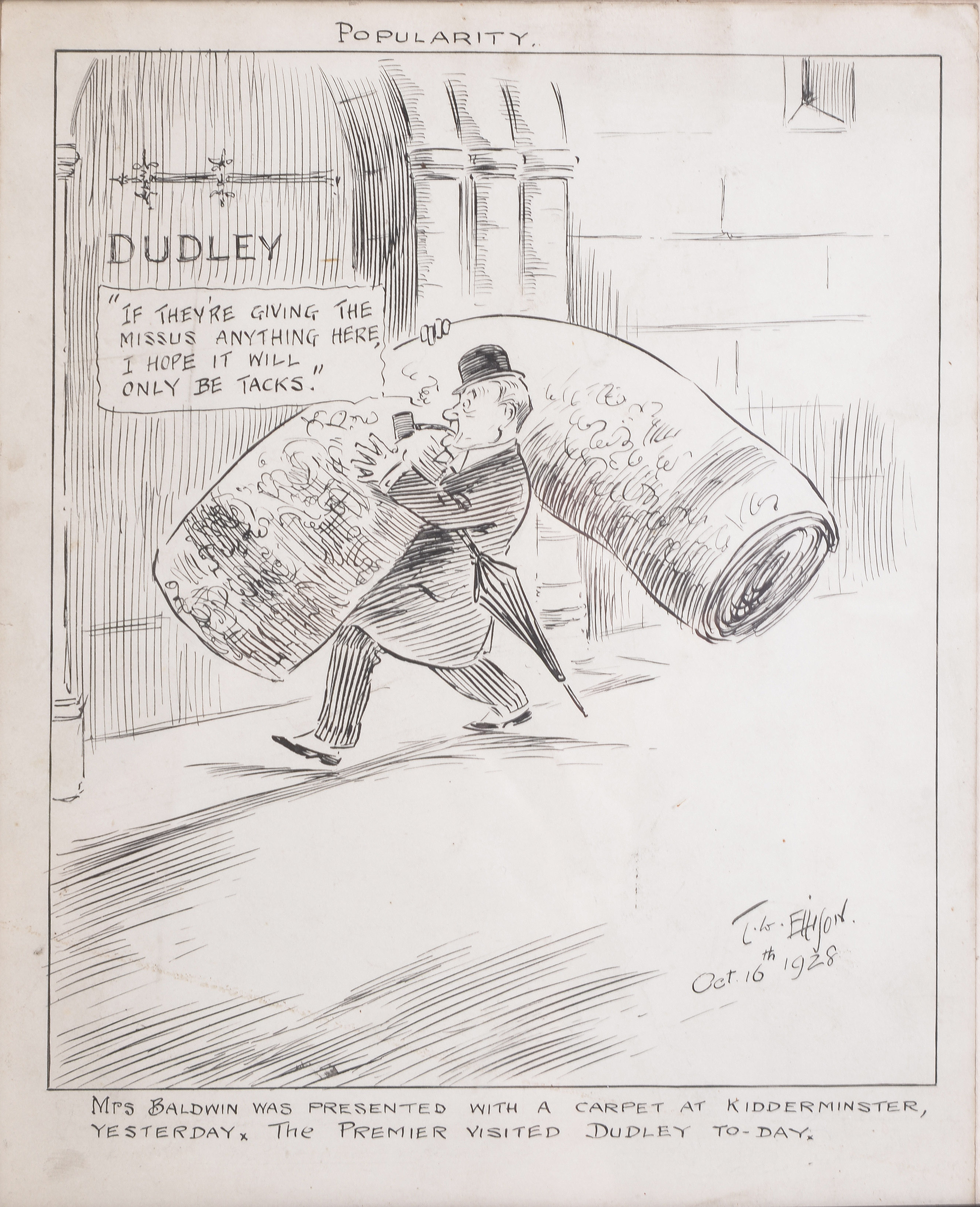 Stanley Baldwin’s Wilton carpet to be sold at auction