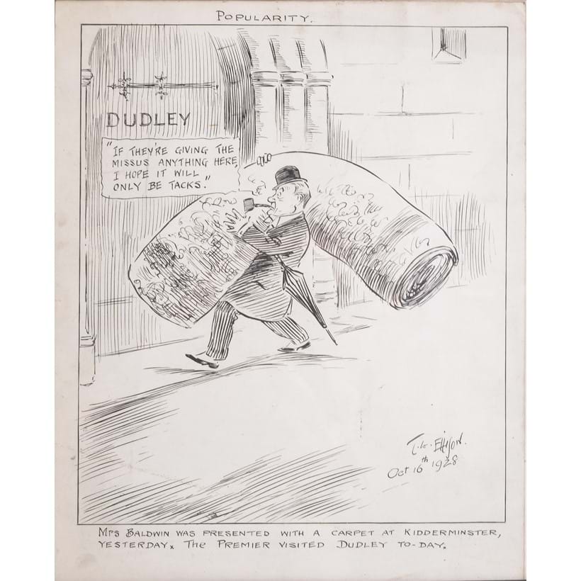 Inline Image - A satirical cartoon after T. W. Ellison, 'Popularity' | Part of lot 284