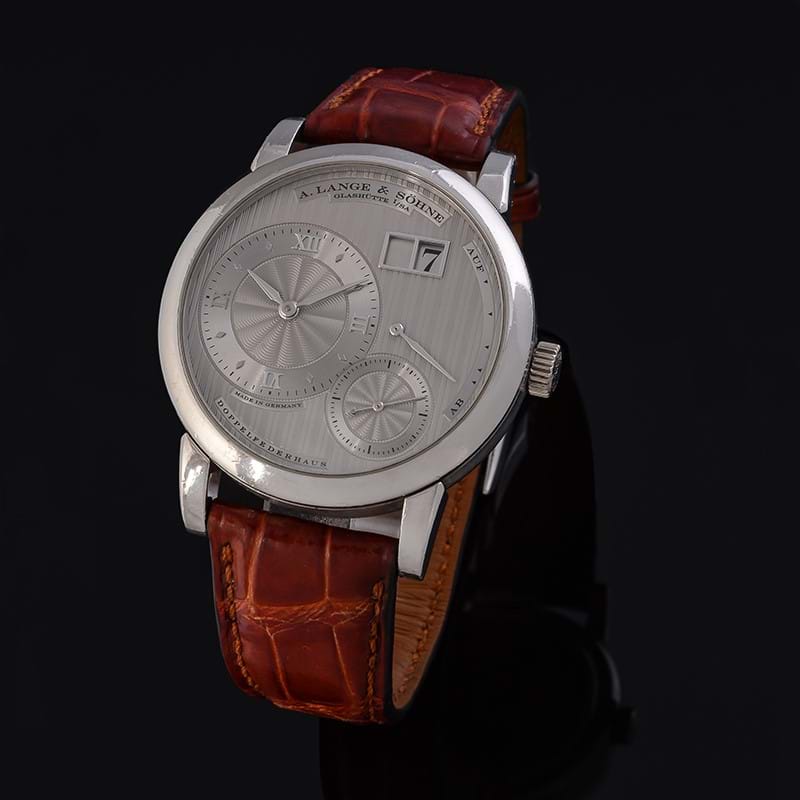 A. Lange & Söhne, Lange 1, Limited Edition of 100 pieces for Sincere Singapore, ref. 112.049, a platinum wrist watch, no. 148440, circa 2003