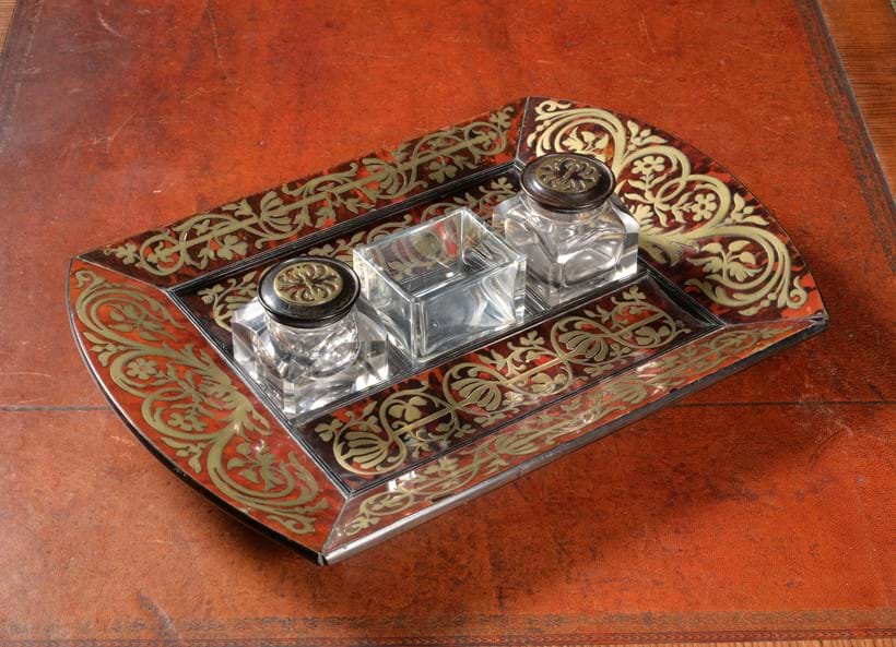Inline Image - Lot 139: A Regency ink well in the manner of George Bullock