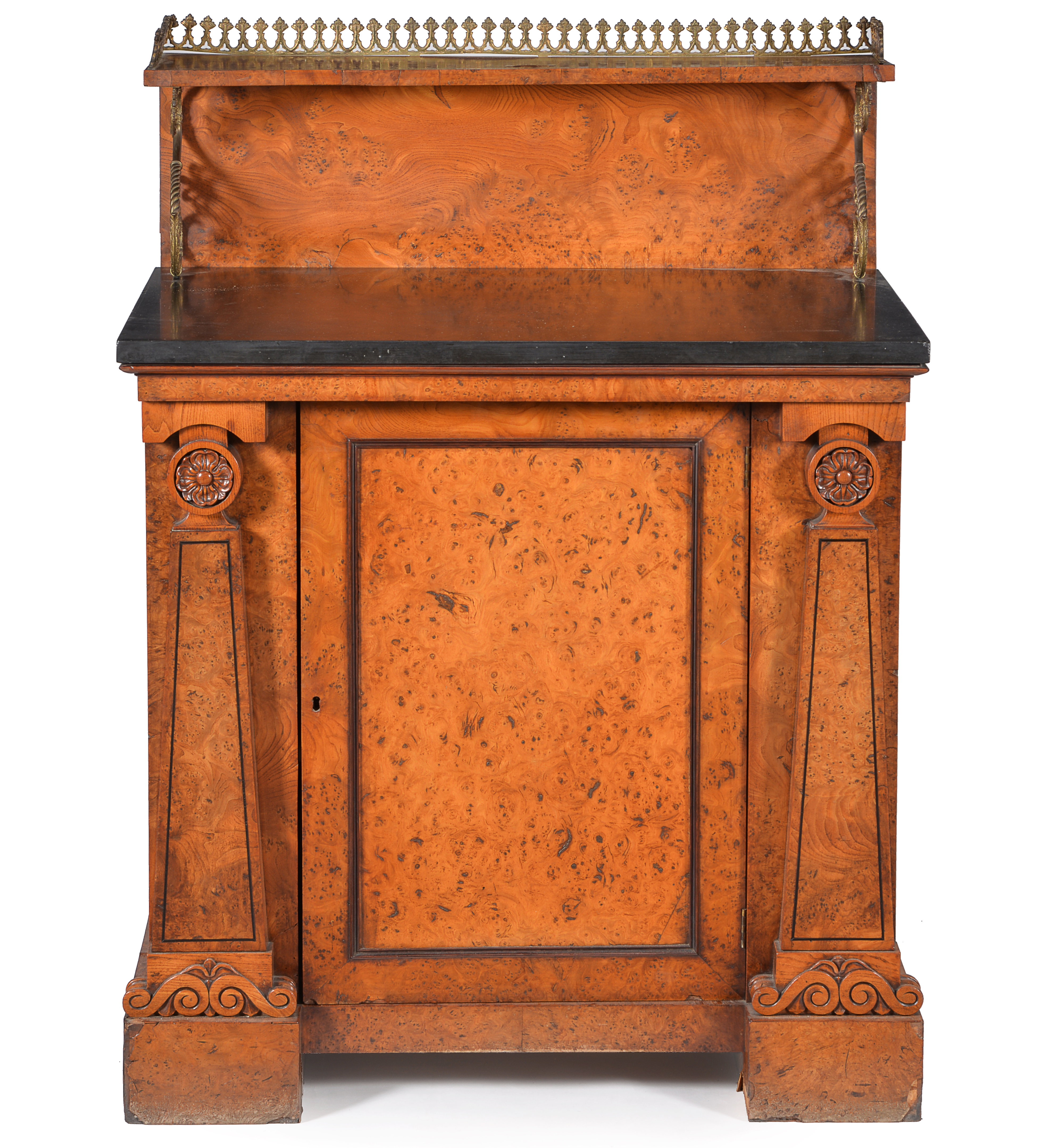 Library Cabinet & Ink Well in The Manner of George Bullock consigned to Fine Furniture sale