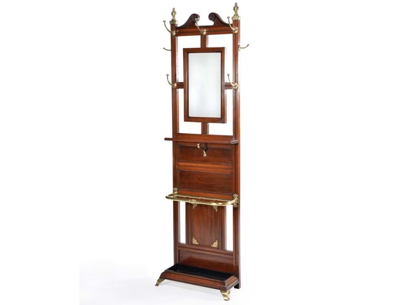 Inline Image - Lot 156: A late Victorian walnut and brass mounted hall stand | Est. £2,000-3,000 (+ fees)