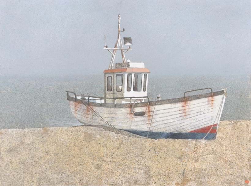 Inline Image - Lot 694: λ Maxwell Doig (British b. 1966) Fishing Boat, Dungeness I Est. £5,000-7,000 (+fees)