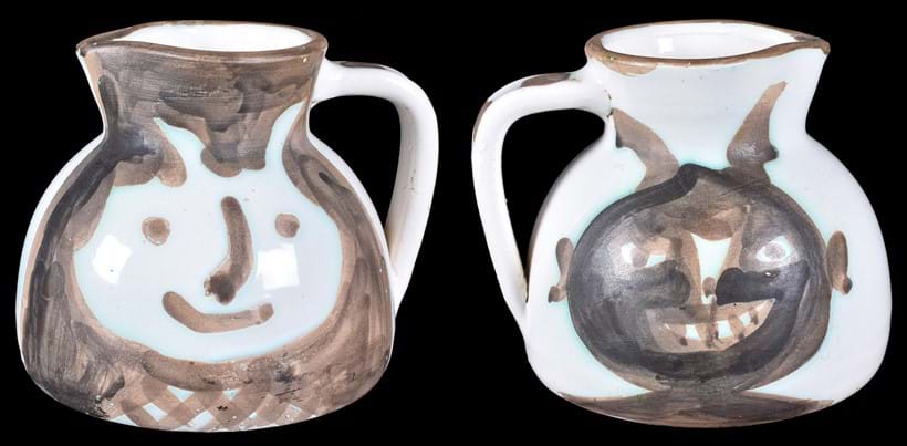 Inline Image - Lot 251: Pablo Picasso (1881-1973) for Madoura, 'Pichet Tetes' | Est. £1,500-2,000 (+ fees)