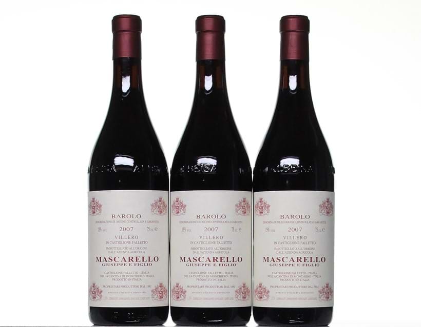 Inline Image - Lots 368-375: 2007 Barolo, Villero, Giuseppe e Figlio Mascarello | Estimates £250-300 (+ fees)