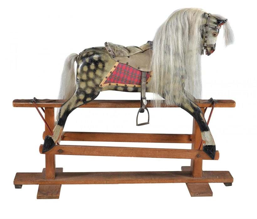 Inline Image - Lot 66: Mid-20th century rocking horse