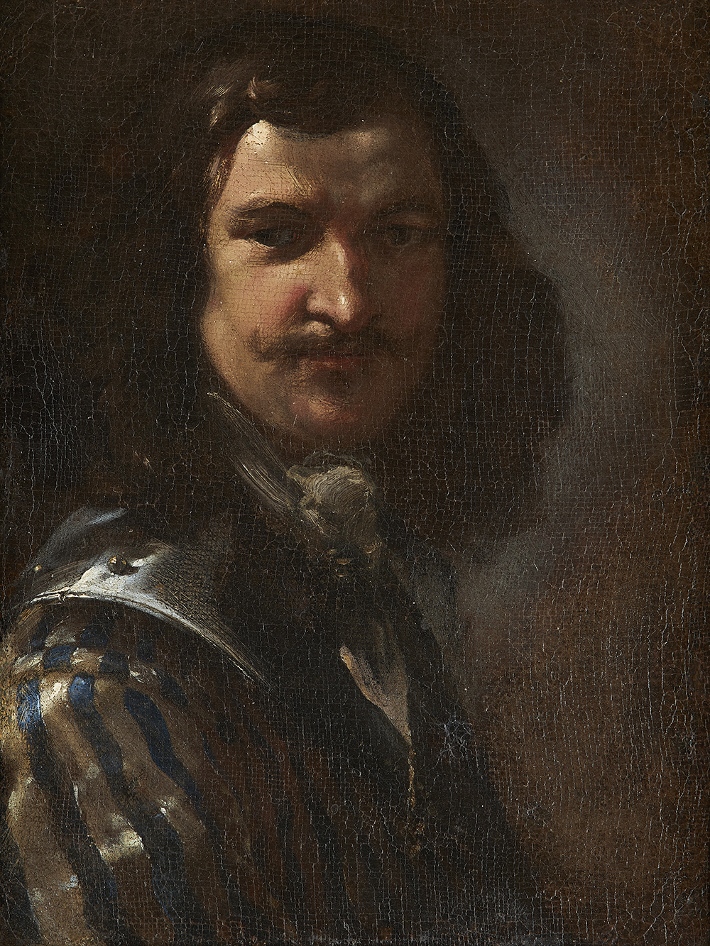 Inline Image - Attributed to Salvator Rosa (Italian 1615-1673), 'Portrait of a gentleman sold to be Masaniello', Oil on canvas | Sold for £16,250