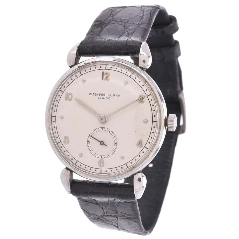 Inline Image - Lot 274: Patek Philippe, ref. 1461, a stainless steel wrist watch, no. 626517 910864, circa 1940 | Est. £4,000-6,000 (+fees)