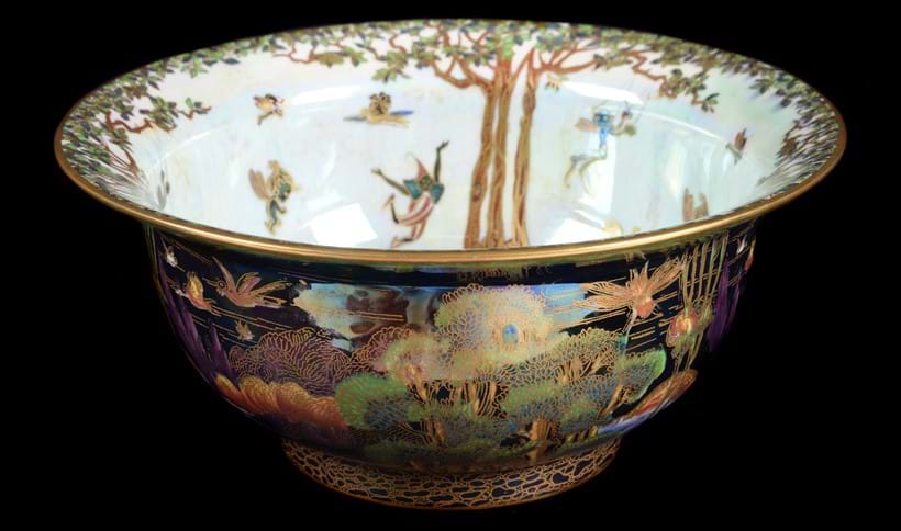 Inline Image - Lot 103: Daisy Makeig-Jones for Wedgwood, a Fairyland Lustre bowl