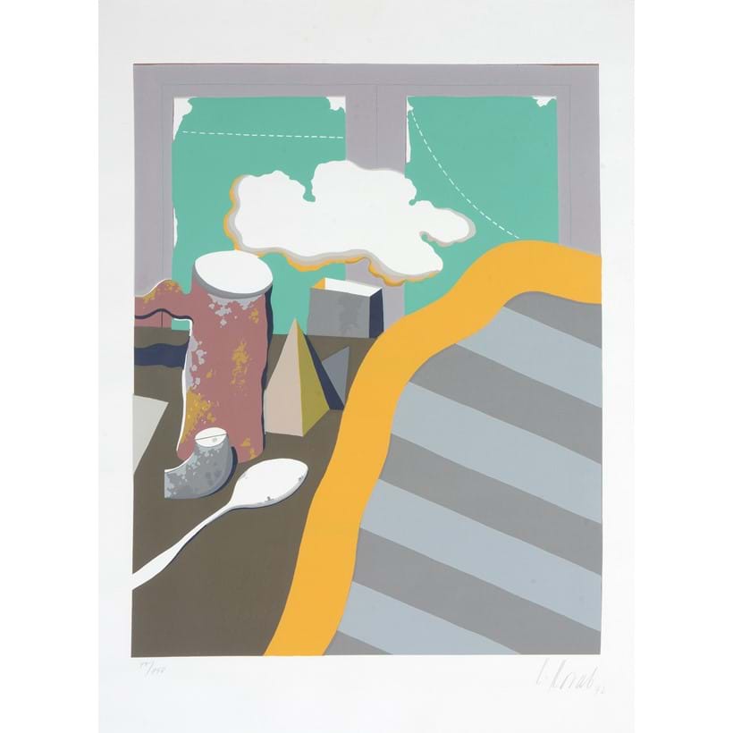 Inline Image - Colour lithograph, Signed in pencil, dated 72