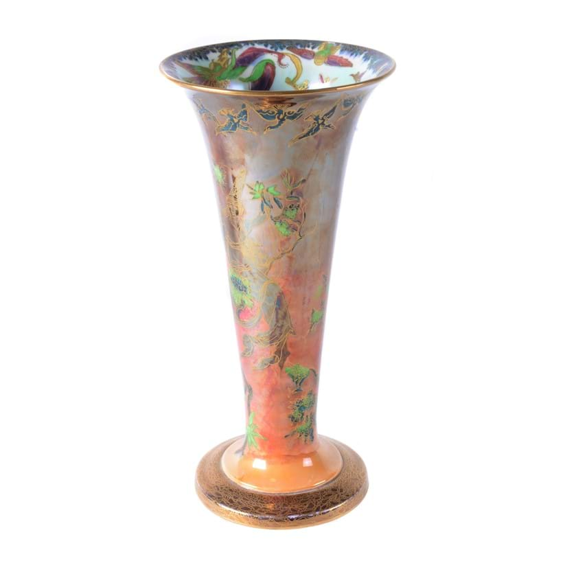 Inline Image - (Fig. 5) Daisy Makeig-Jones for Wedgwood, a Fairyland Lustre trumpet vase