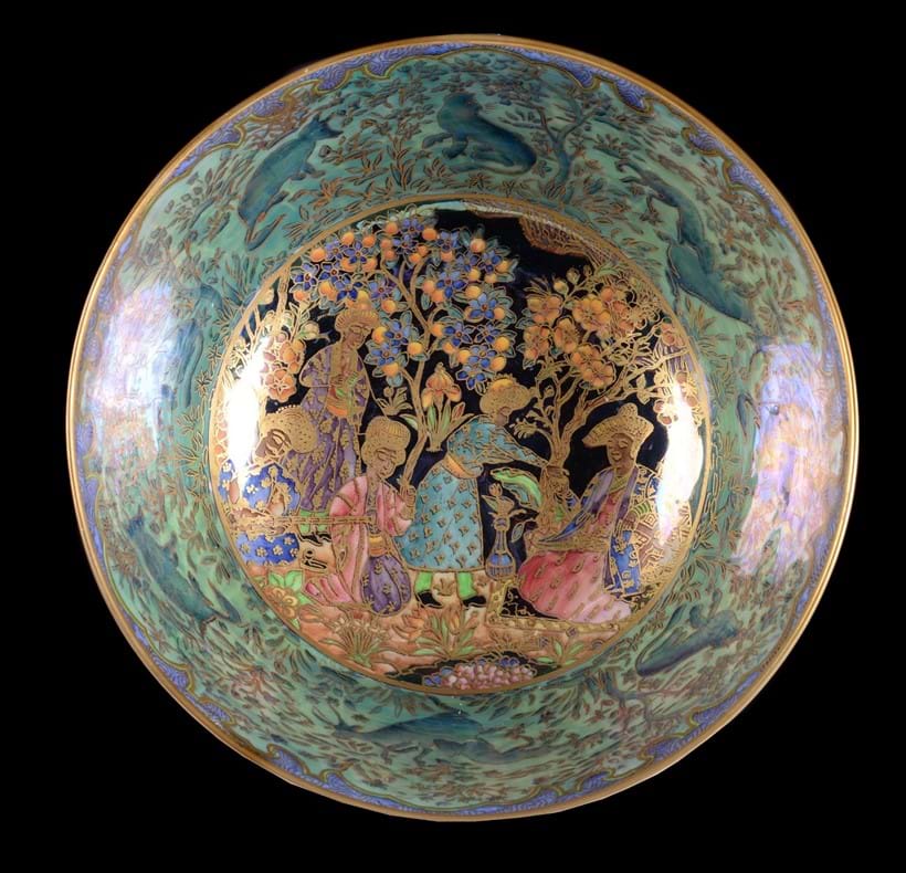 Inline Image - (Fig.2) Daisy Makeig-Jones for Wedgwood, a Nizami pattern Lustre bowl