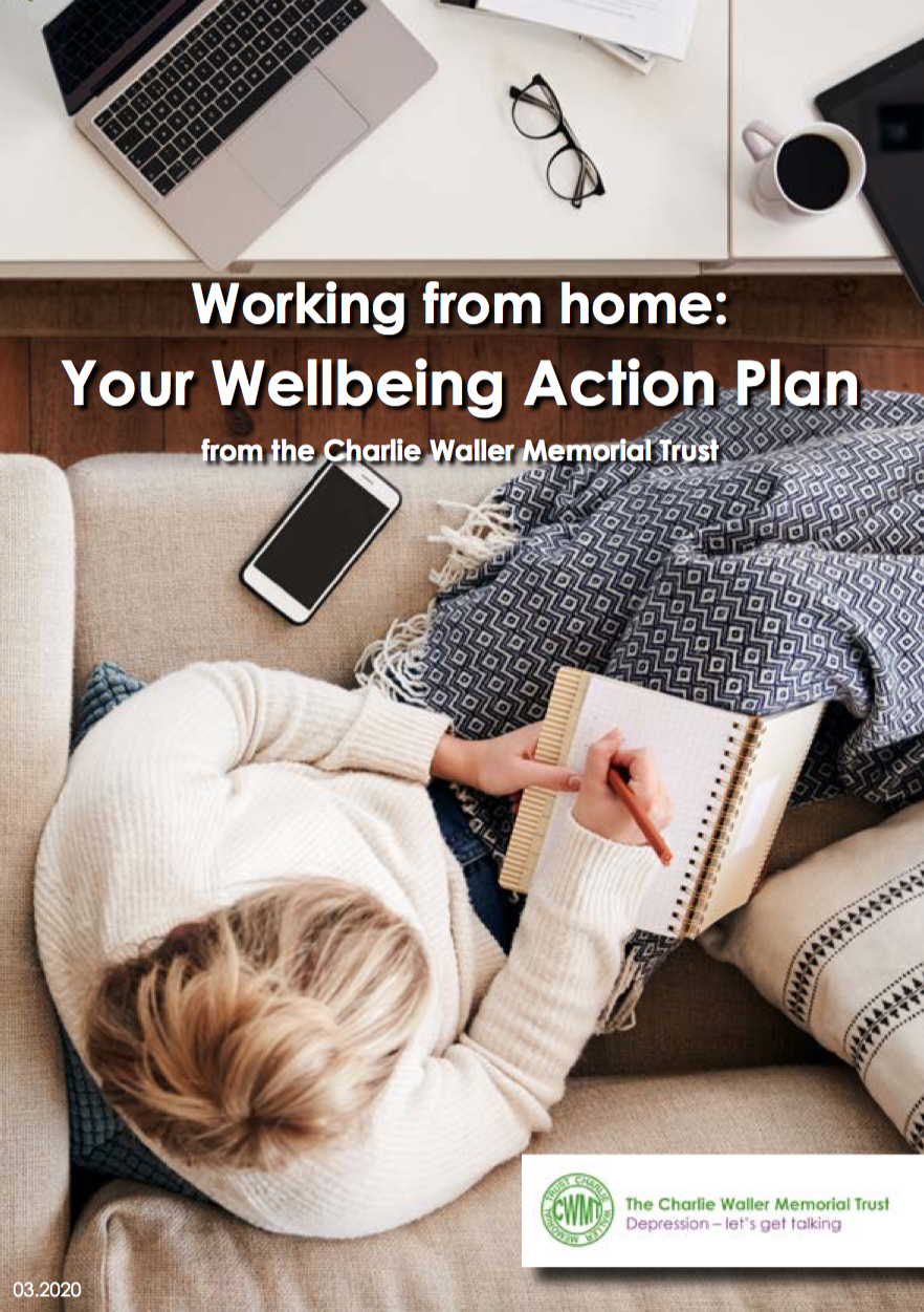 Working from Home | The Charlie Waller Memorial Trust Wellbeing Action Plan