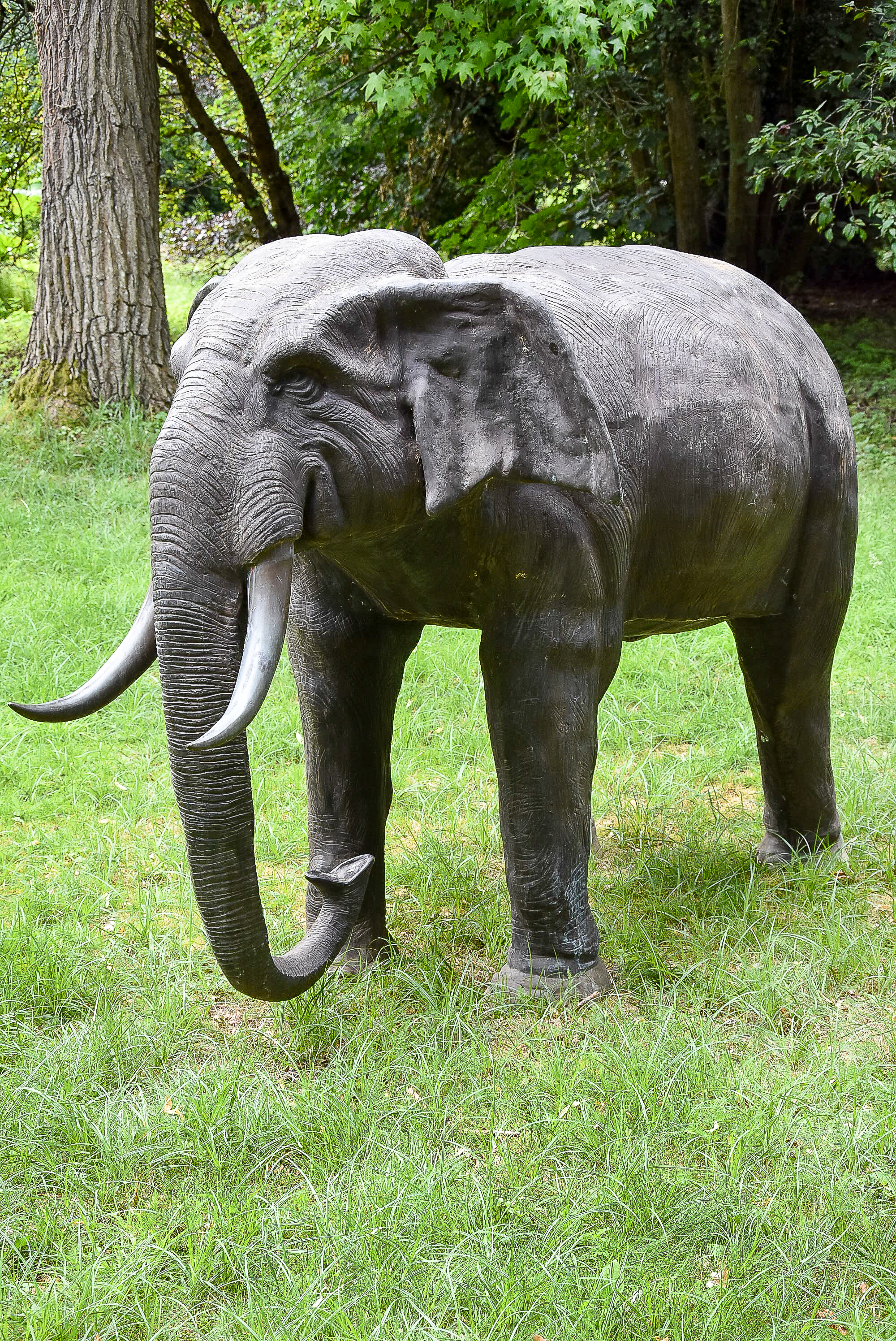 Inline Image - A large bronze alloy model of an elephant, circa 2000 Lot 123, 22 August 2017, sold for £25,000 incl. premium