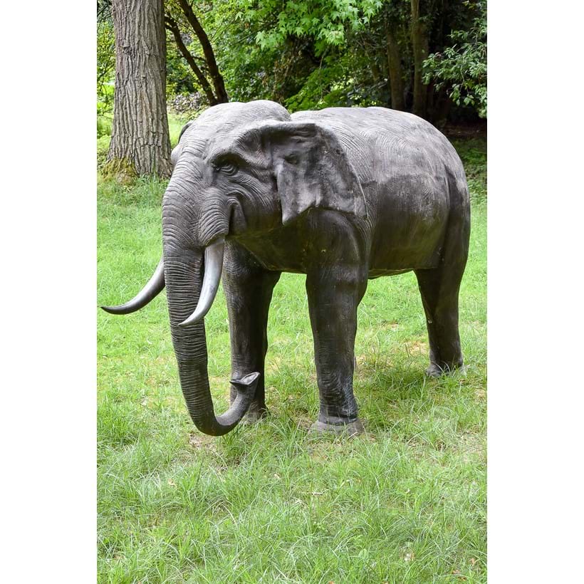 Inline Image - A large bronze alloy model of an elephant, circa 2000 Lot 123, 22 August 2017, sold for £25,000 incl. premium