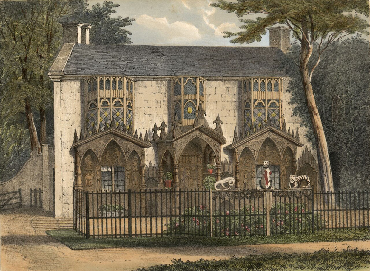 Lot 33 Engraving Of Plas Newydd In 1840, By W.L. Walton (Fl. 1834–1855).
