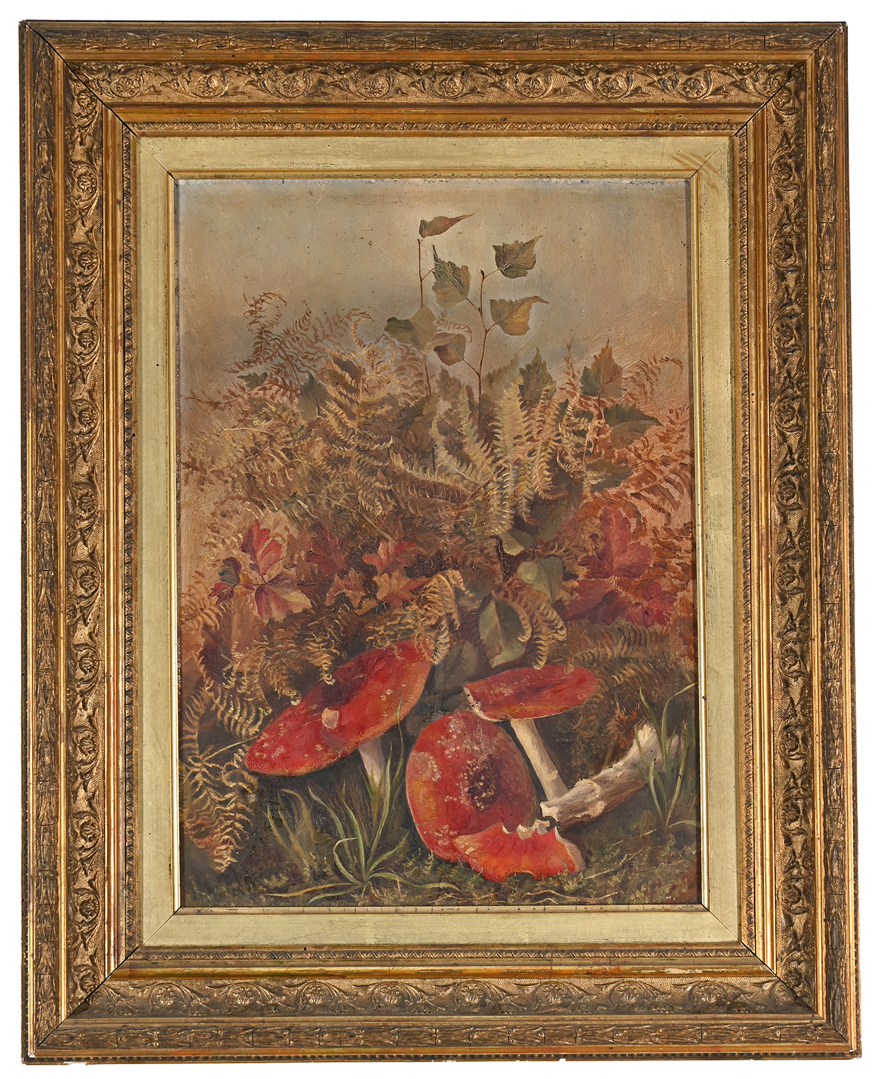 Lot 1042 BRITISH SCHOOL (LATE 19TH CENTURY), MUSHROOMS