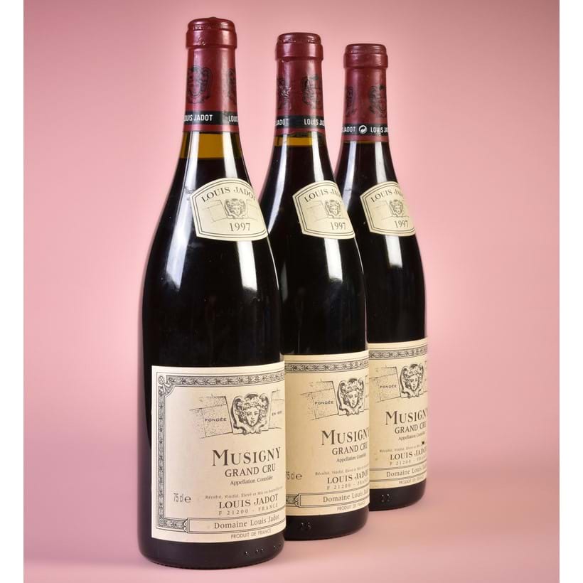 Inline Image - Lot 179: 1997 Le Musigny Grand Cru, Domaine Louis Jadot, 4x75cl | Est. £1,000-1,500 (+fees)
