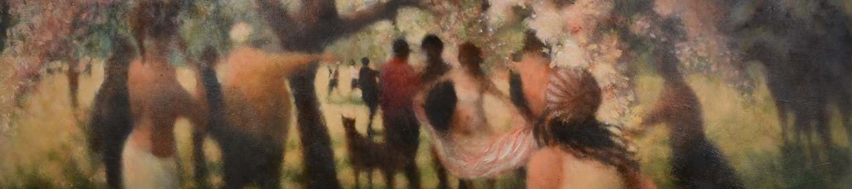 Bill Jacklin's 'Cherry Tree with Dog, Great Lawn' | Modern and Contemporary Art Auction Highlights