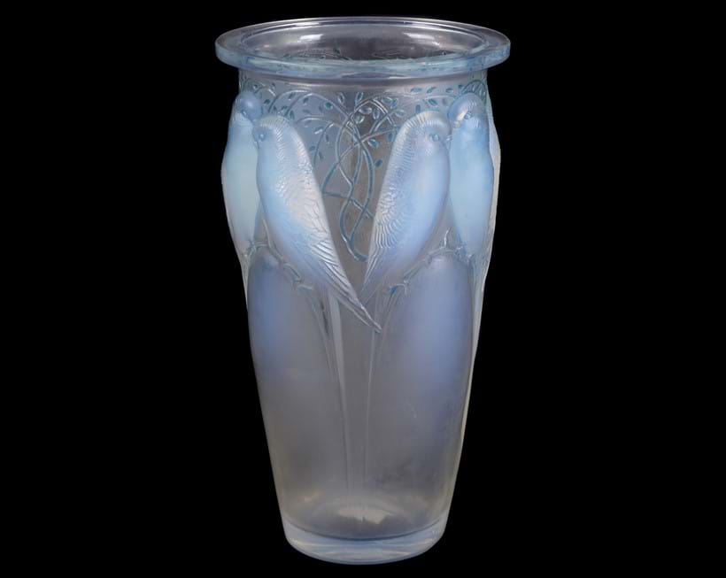 Inline Image - Lalique, René Lalique, Ceylan, an opalescent and blue stained glass vase | Sold for £5,625 (July 2020)