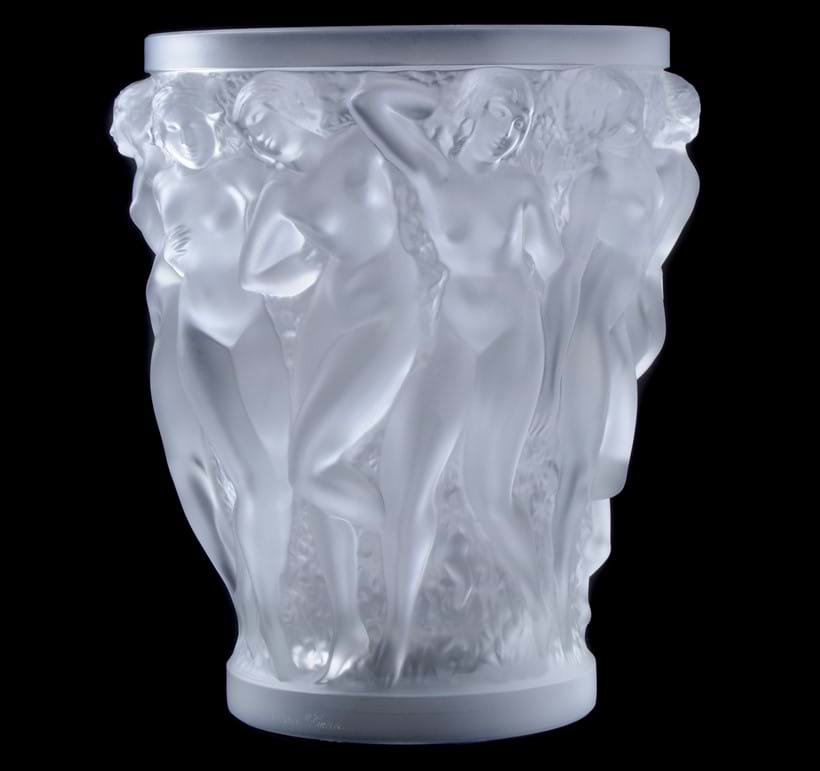 Inline Image - Lalique, Cristal Lalique, Bacchantes, a frosted glass vase | Sold for £2,250 (October 2019)