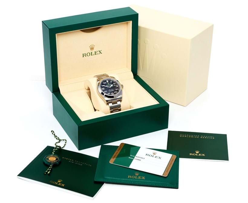 Inline Image - Lot 352: Rolex, Oyster Perpetual Air-King, ref. 116900, an unworn stainless steel bracelet watch | Est. £4,000-6,000 (+fees), Coming up for sale on 8 December 2020
