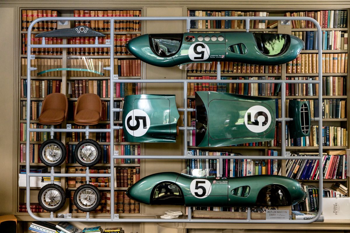 Lot 175: A 1:2 scale Aston Martin DBR1 'Airfix' Tribute Kit by Ant Anstead (b. 1979) and Evanta Motor Company, Hertfordshire