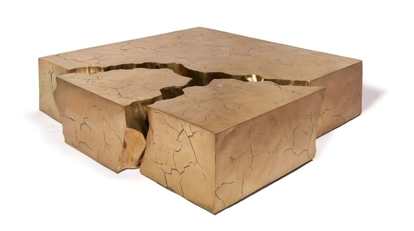 Inline Image - Lot 183: FRAGMENTED CRACK COFFEE TABLE, 2012 BY BASED UPON LTD (ESTABLISHED 2004) | Sold for £87,500