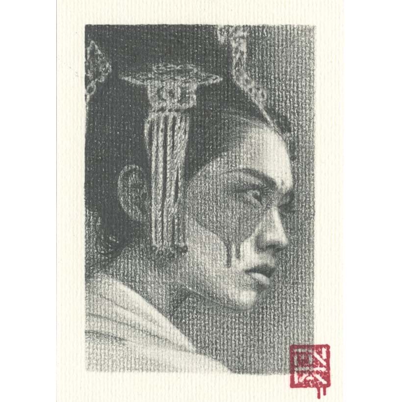 Inline Image - Lot 363: FIN Dac, 'Untitled, 2020', Graphite Pencil on Paper | Sold for £2,200