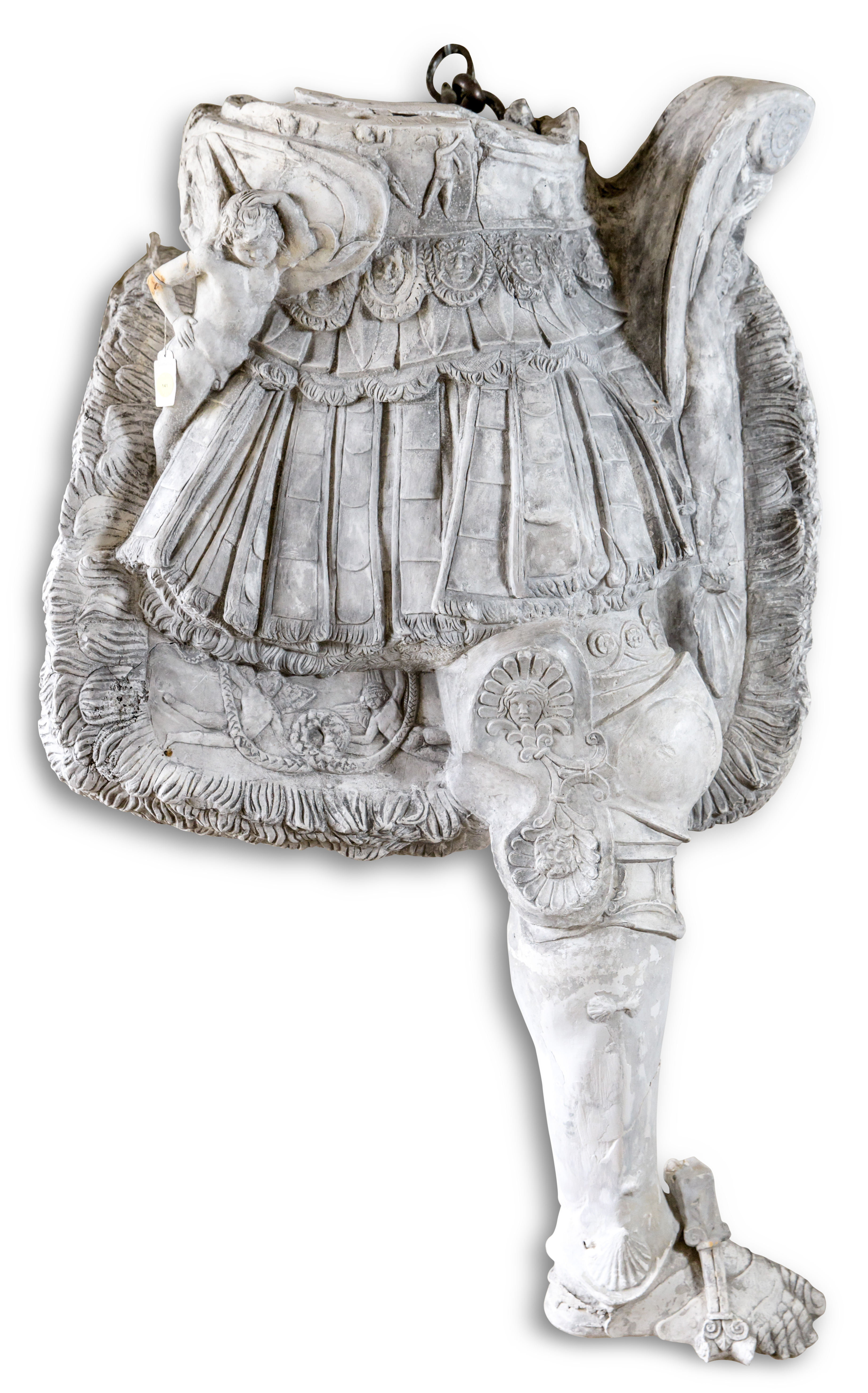 Inline Image - Lot 117: AN IMPRESSIVE FULL-SIZE PLASTER SECTION OF DONATELLO'S EQUESTRIAN STATUE OF GATTAMELATALATE 19TH / EARLY 20TH CENTURY | £10,000