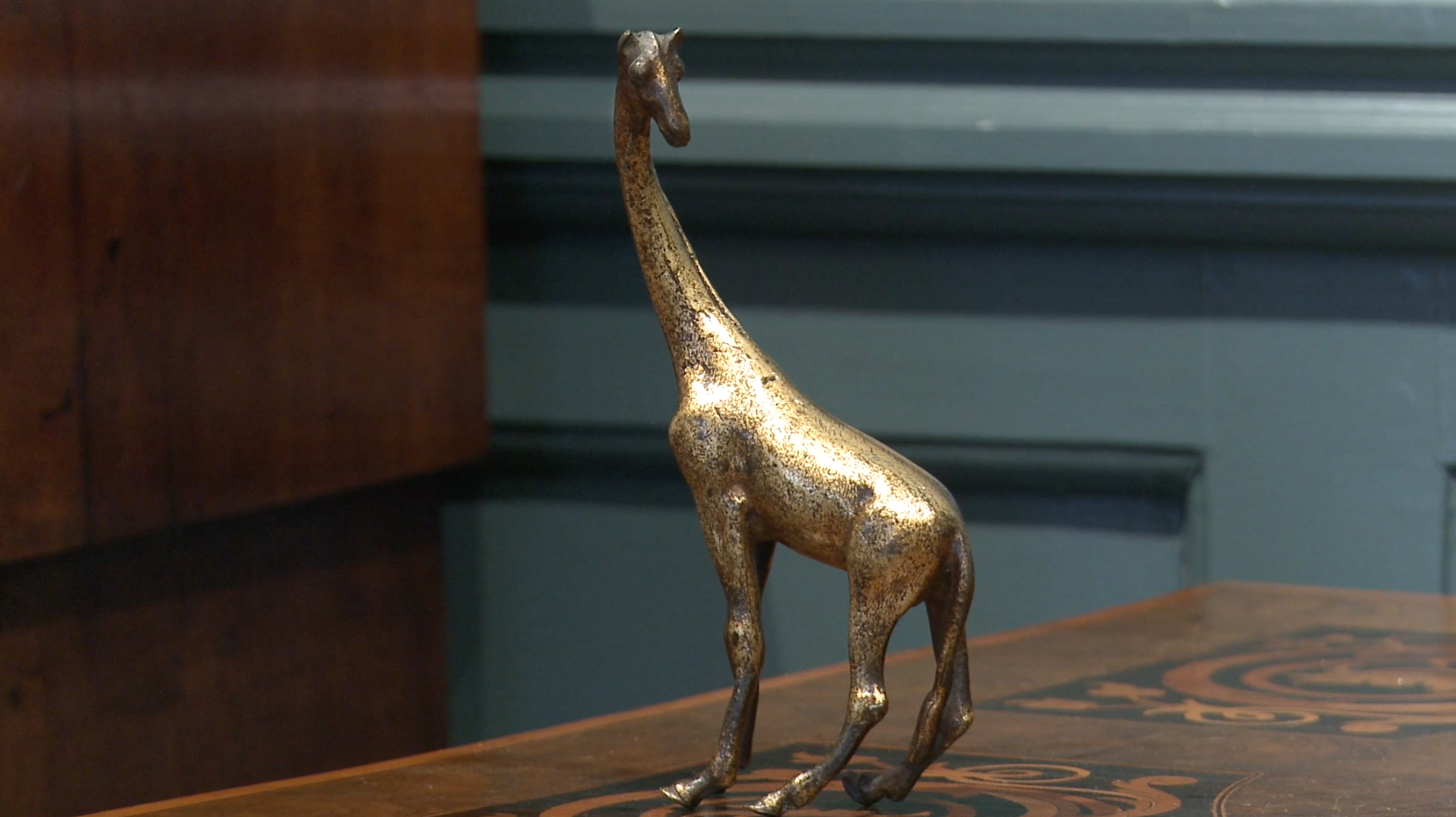 A rare German gilt bronze alloy model of a giraffe | Property from the Phillip Lucas Collection, Spitalfields | 9 December 2020