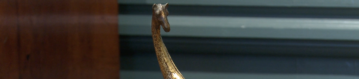 A rare German gilt bronze alloy model of a giraffe | Property from the Phillip Lucas Collection, Spitalfields | 9 December 2020
