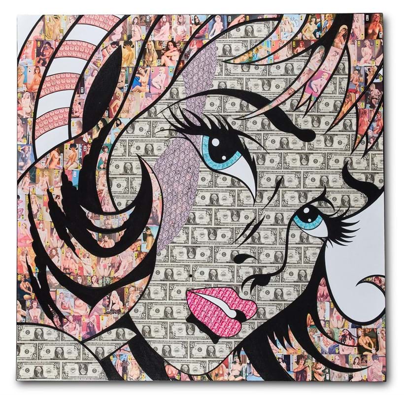 Inline Image - Lot 422: ROBIN COLEMAN (BRITISH B. 1963), MONEY CAN'T BUY YOU LOVE | Est. £5,000-8,000 (+fees) | Sold for £16,250