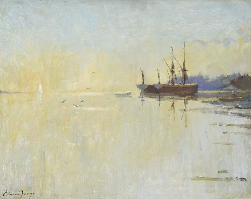 Inline Image - Edward Seago (British 1910-1974), 'First on the Tide', Oil on canvas  | Est. £15,000-25,000 (+fees)