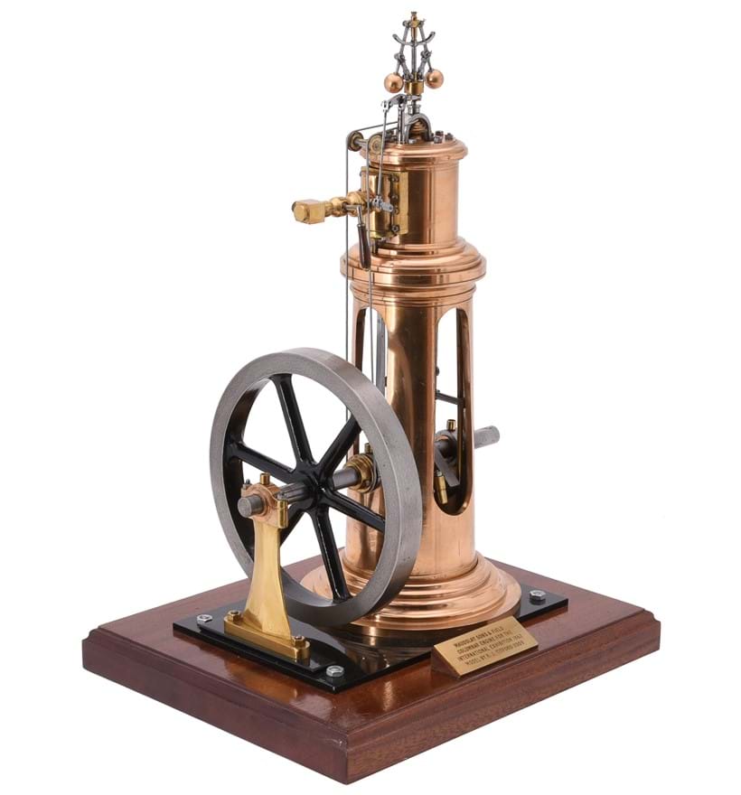Inline Image - Lot 89: A rare exhibition standard model of a Maudsley Son & Field columnar engine | Est. £2,000-3,000 (+fees)