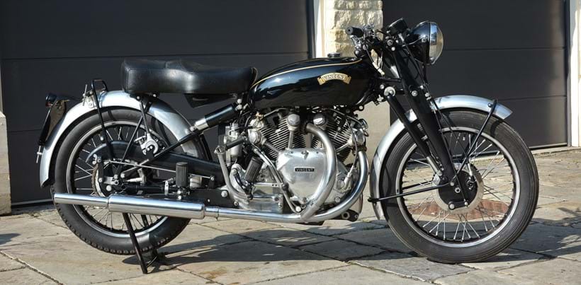 Inline Image - Lot 129: 1954 Vincent Twin 998CC 'Rapide Series C' Motorcycle | Est. £50,000-60,000 (+fees)