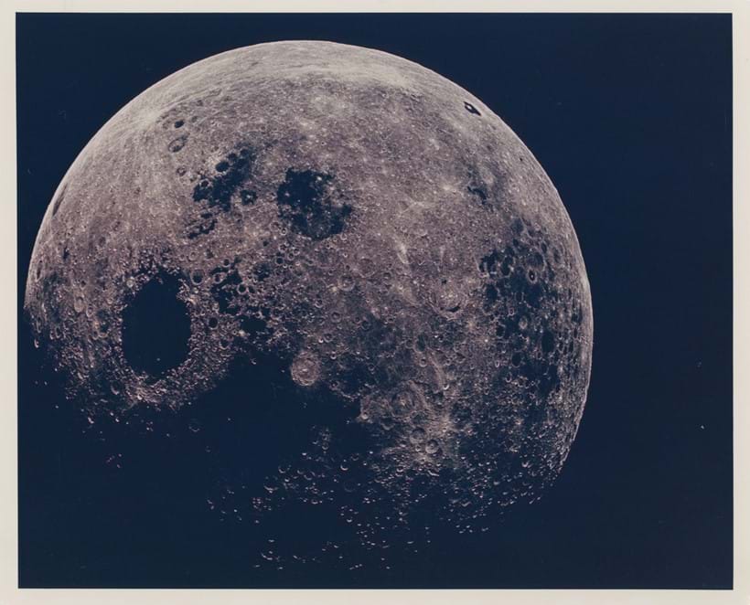 Inline Image - Lot 132: Apollo 8. Near-full Moon as witnessed by the Apollo 8 crew during homebound journey | Est. £1,000-2,000 (+fees)