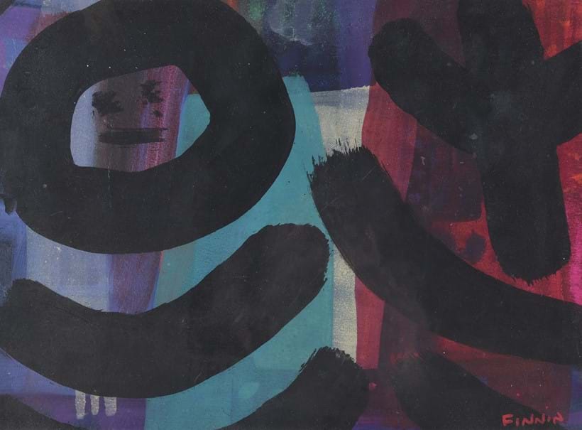 Inline Image - Lot 23: λ Martin Finnin (Irish b.1968), 'Untitled', Mixed media on paper | Est. £1,000-1,500 (+fees)