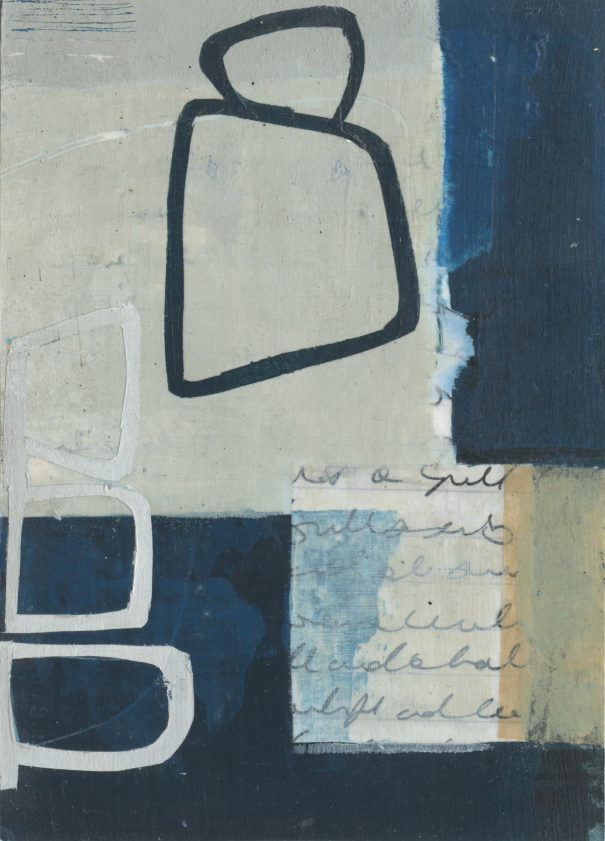 Inline Image - Lot 302: Caroline Millar, 'Venus, 2021', Mixed Media on Paper | Bidding starts at £50