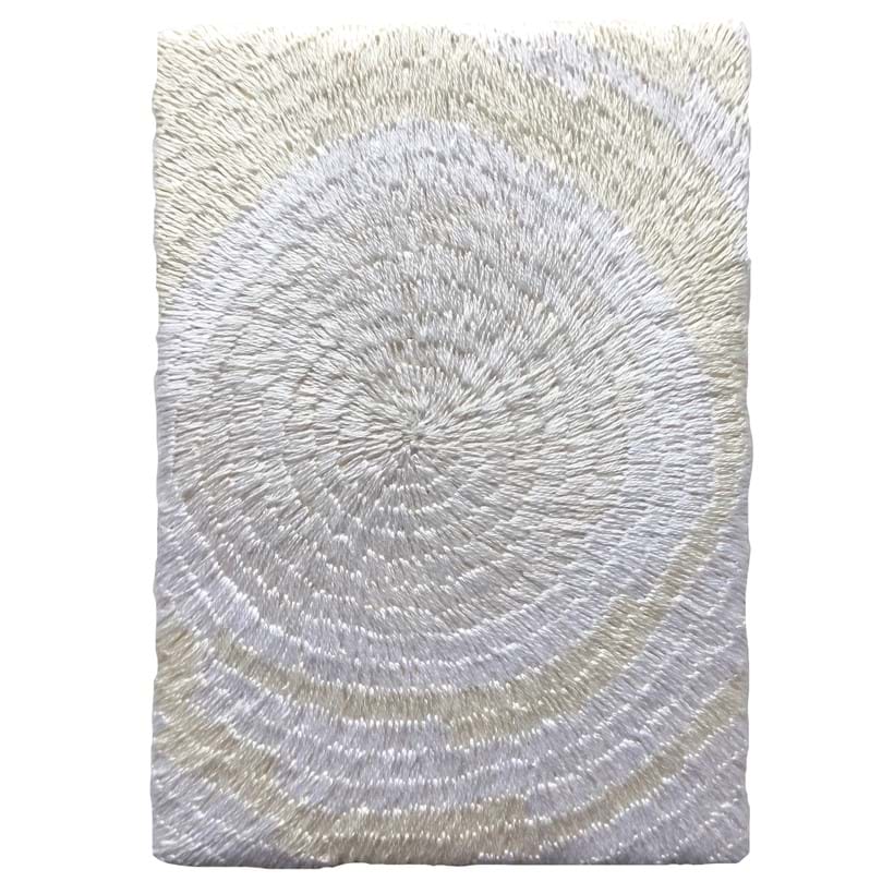 Inline Image - Lot 125: Haruka Hashiguchi, 'Study for Field (2), 2021', Cotton Embroidery on Board | Bidding starts at £50