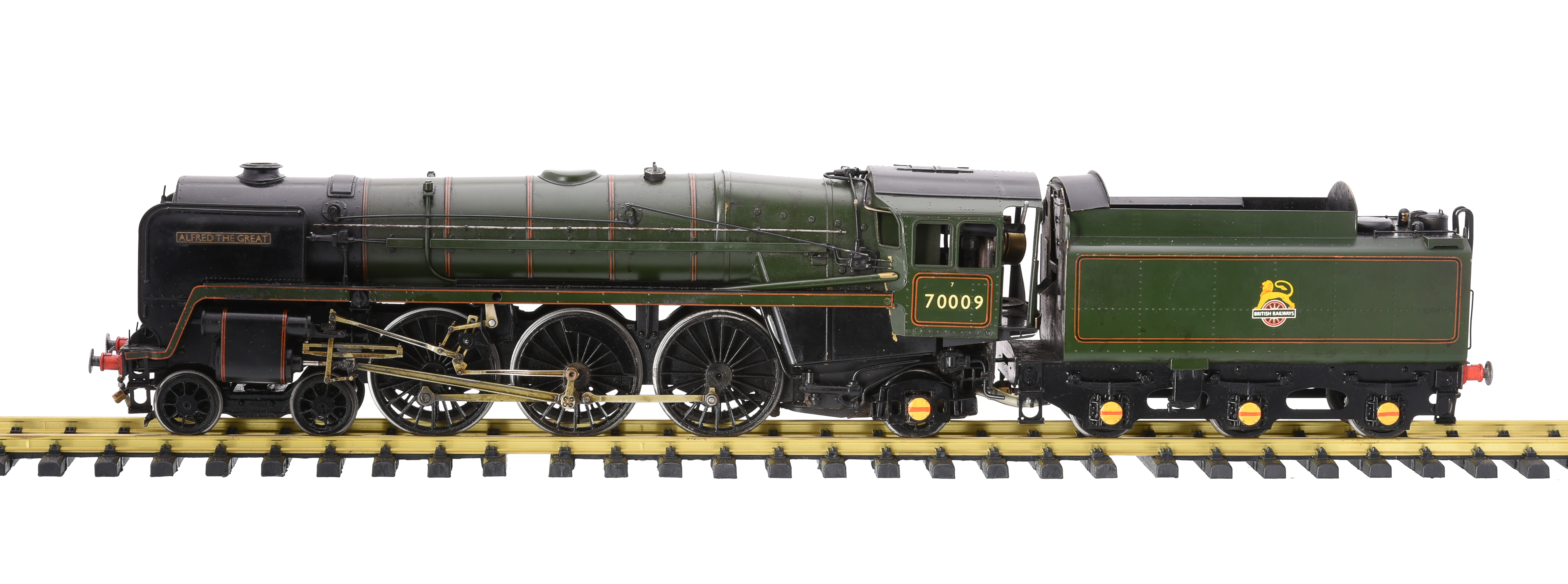 Gauge 1 coal fired model Alfred the Great to be auctioned The