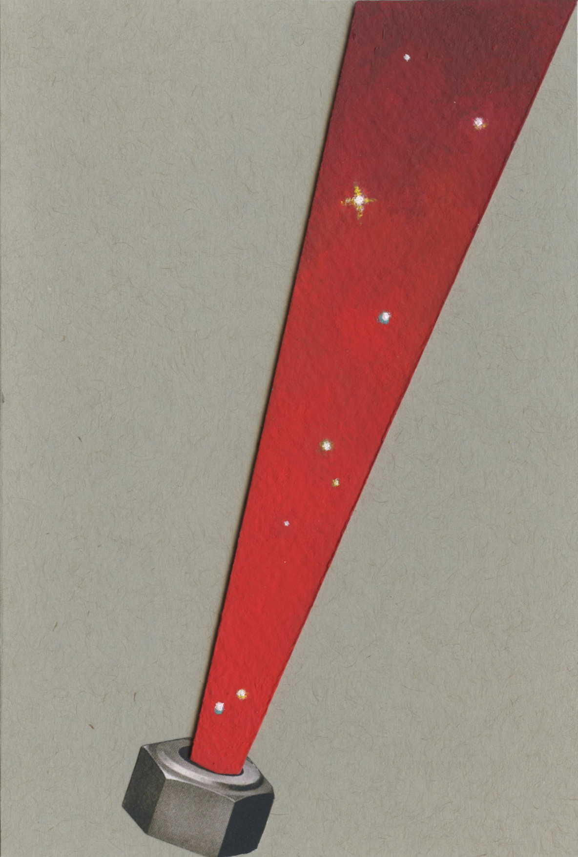 Inline Image - Lot 443: Emily Furr, 'Untitled, 2021', Mixed Media Collage on Paper | Sold for £650