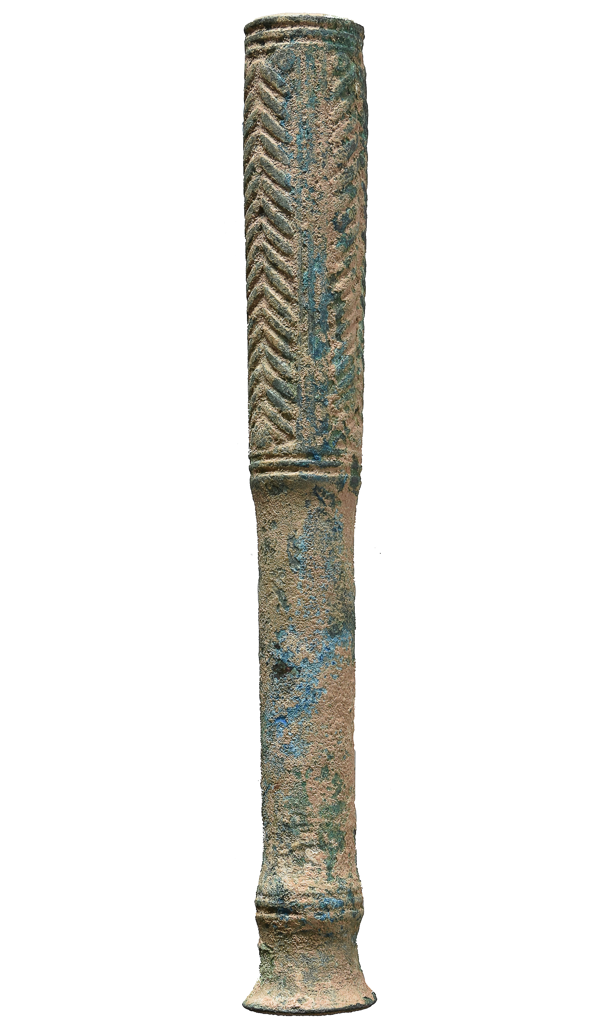 Inline Image - Lot 472: A Bronze Age Iranian Luristan royal baton mace-head cudgel, 2000 B.C. - 1500 B.C. | Est. £700-800 (+fees)
